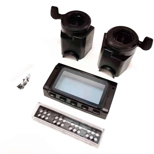 Set carcasa  pantalla y luz frontal + acelerador y freno